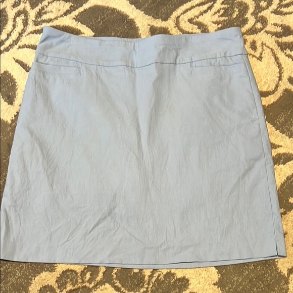 Kim rogers Light Blue Women's Skort size 14 tummy control like new. - Picture 1 of 4